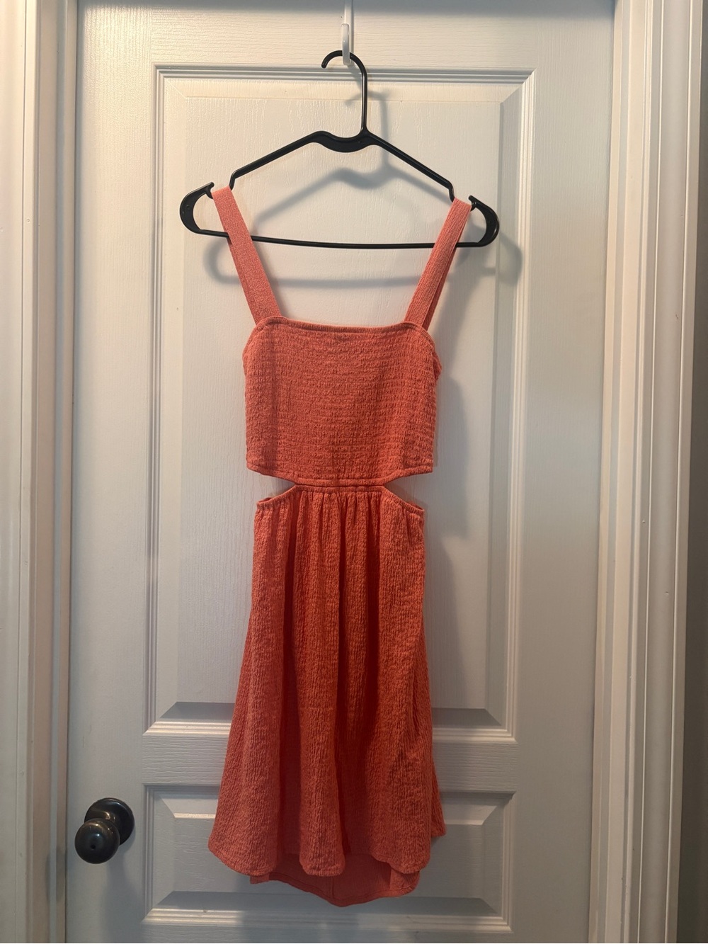 Forever 21 Coral Cutout Mini Dress Size